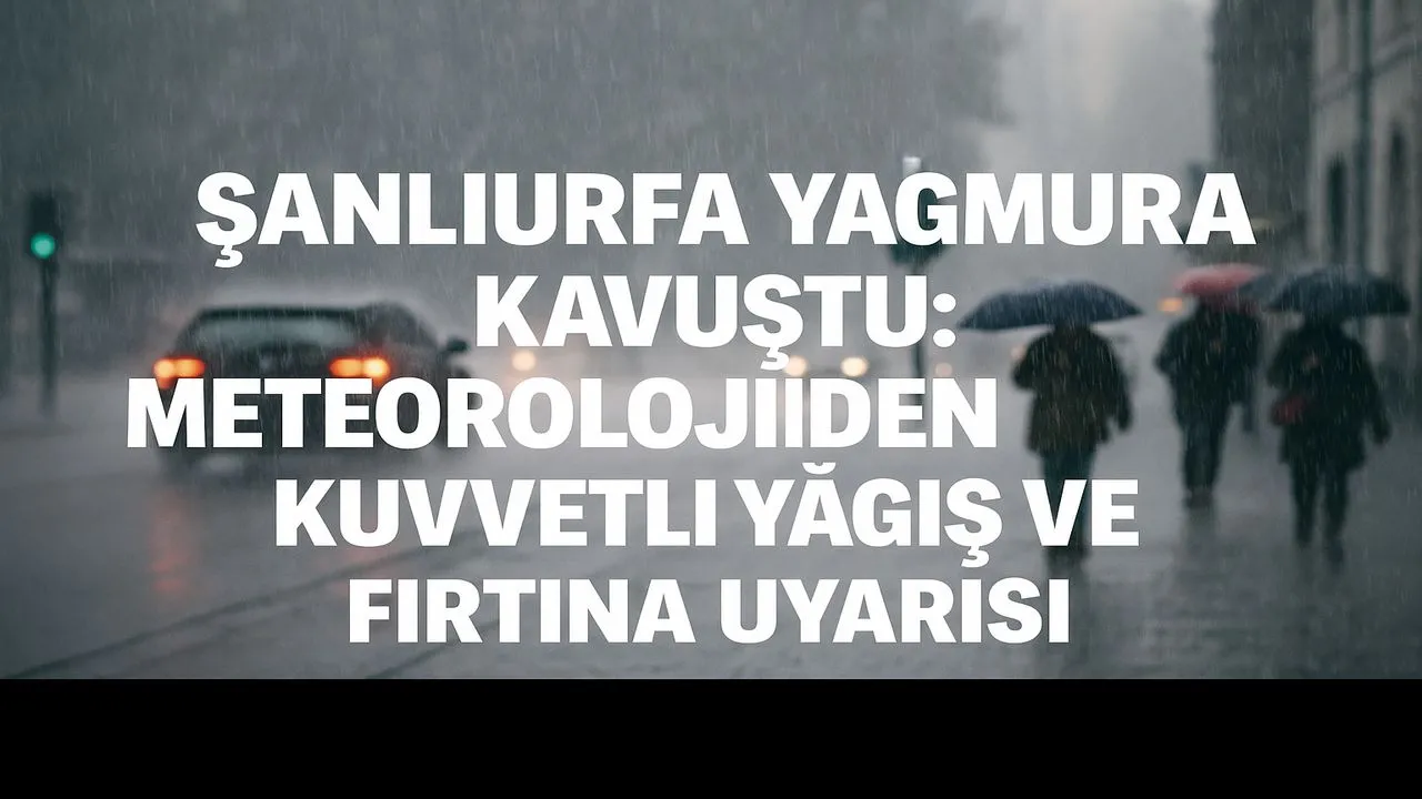 Meteorolojiden Kuvvetli Yağış ve Fırtına Uyarısı